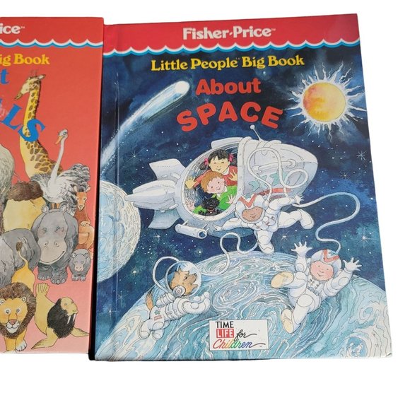 Fisher price little people About books. Set of 5 dinosaurs, space, cars, live, - Picture 2 of 8